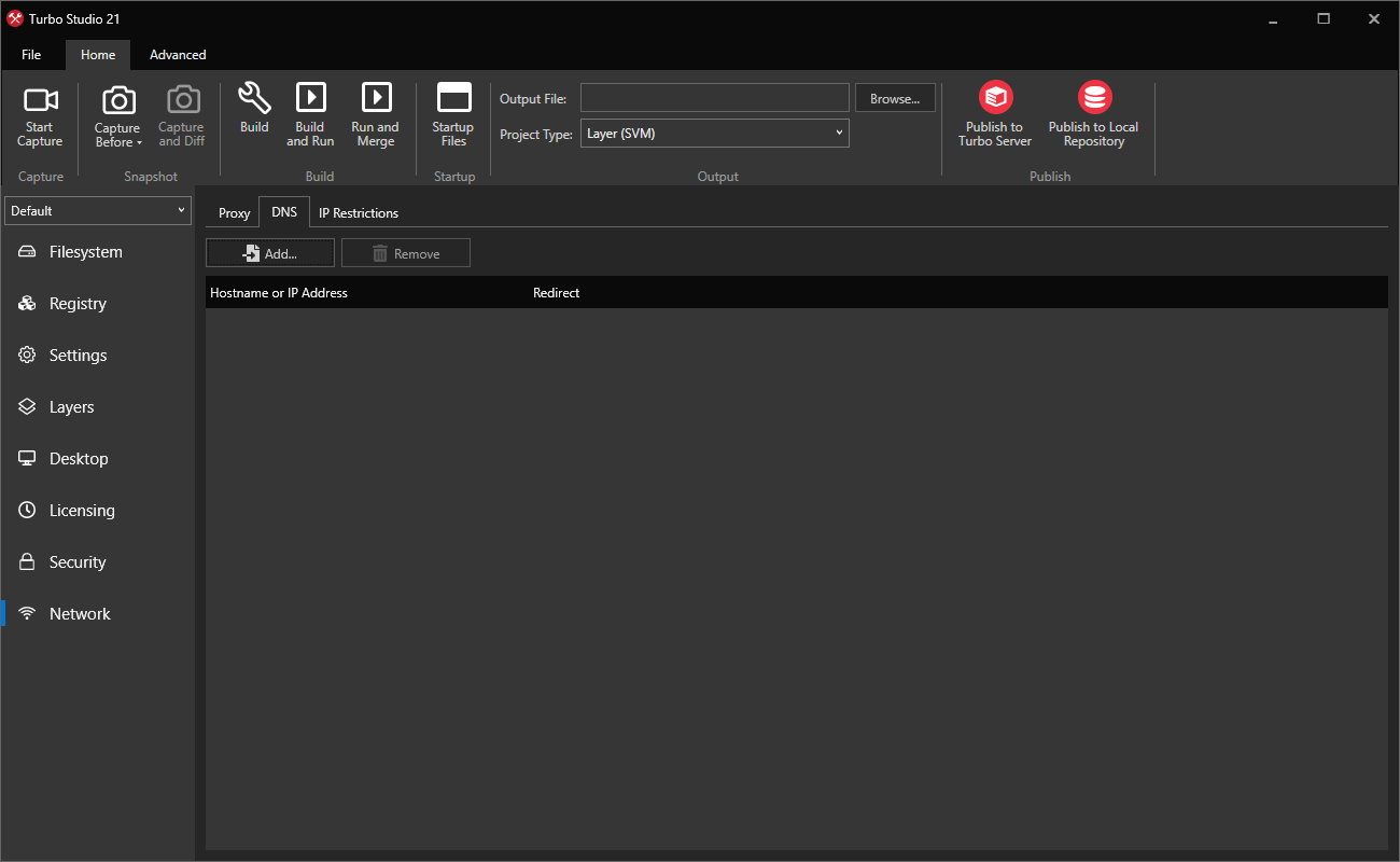 Turbo Studio DNS Settings