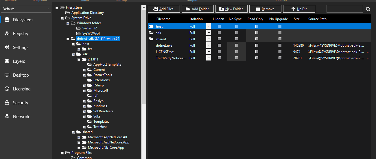 Turbo Studio .NET Core Filesystem