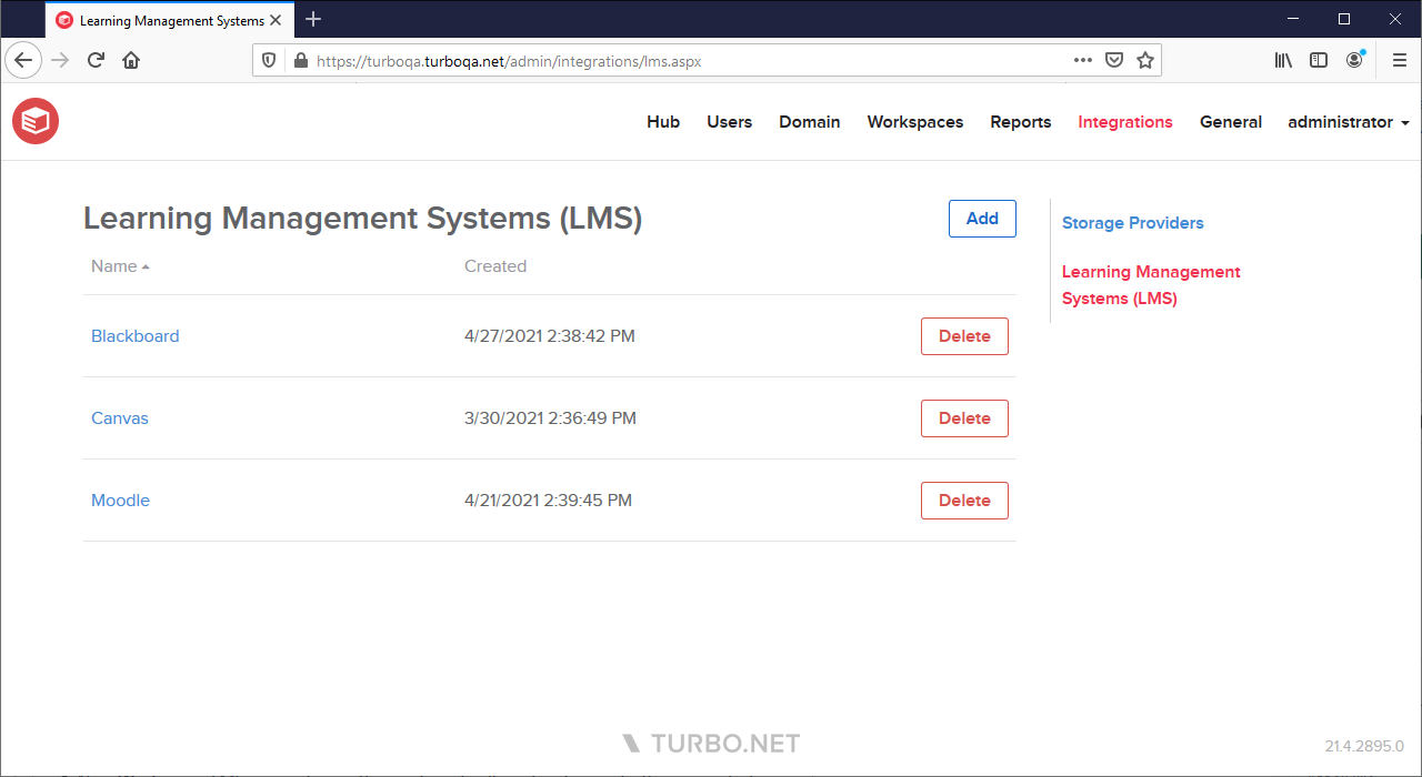 LMS Connections