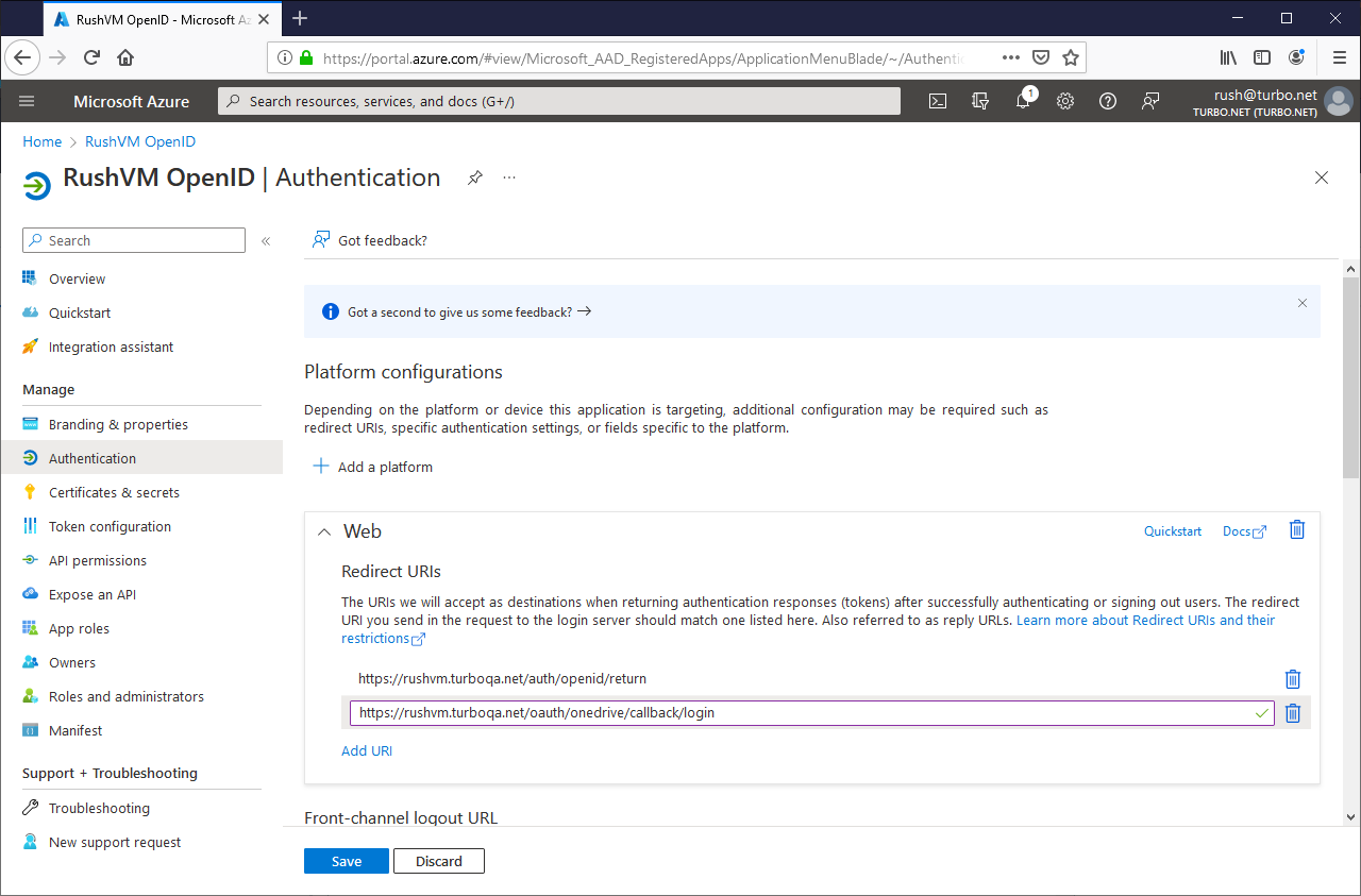 oidc-onedrive-redirect-uris