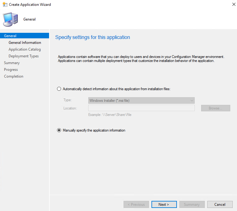 SCCM turbo app deployment type script