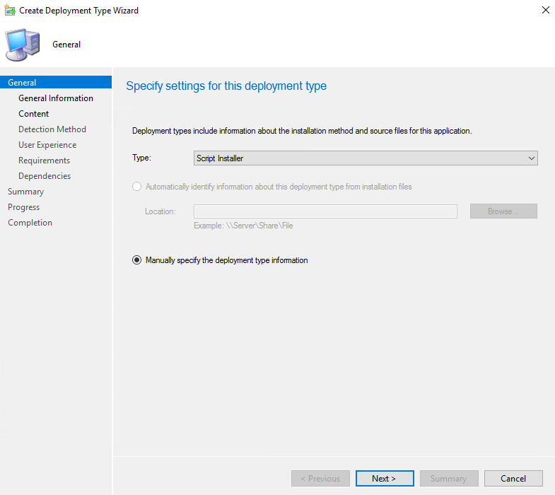 SCCM turbo app deployment type script 2